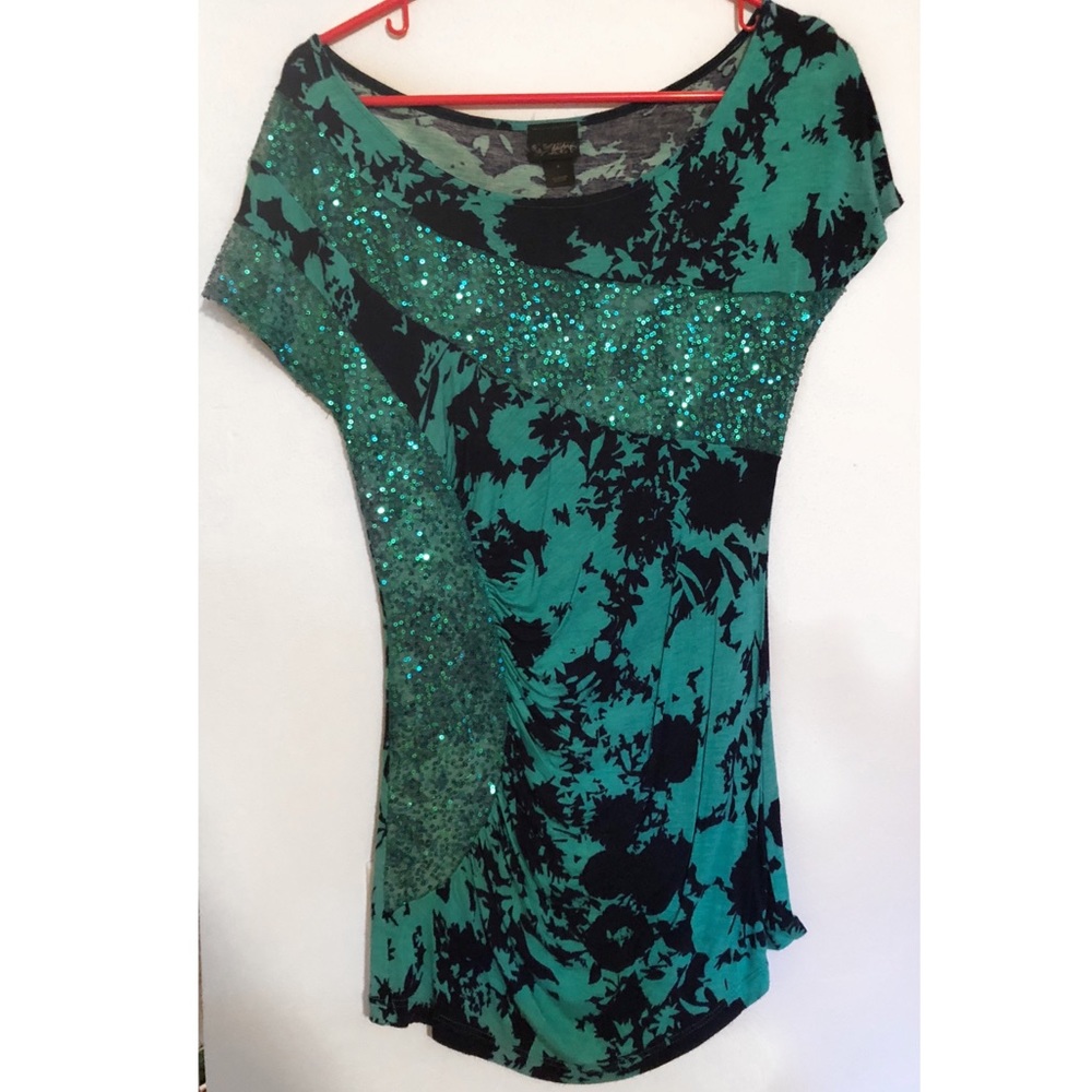 Daytrip teal and navy T-shirt